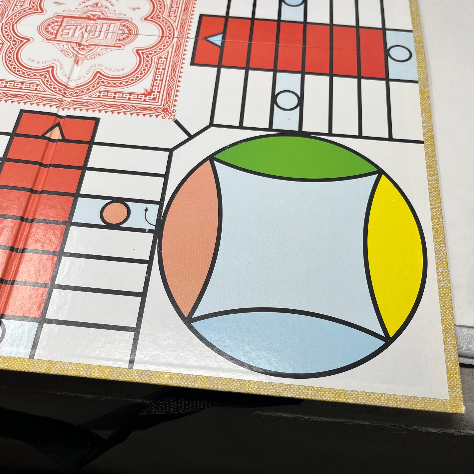 Deluxe Parcheesi 1999 Board Game by Milton Bradley Royal India COMPLETE