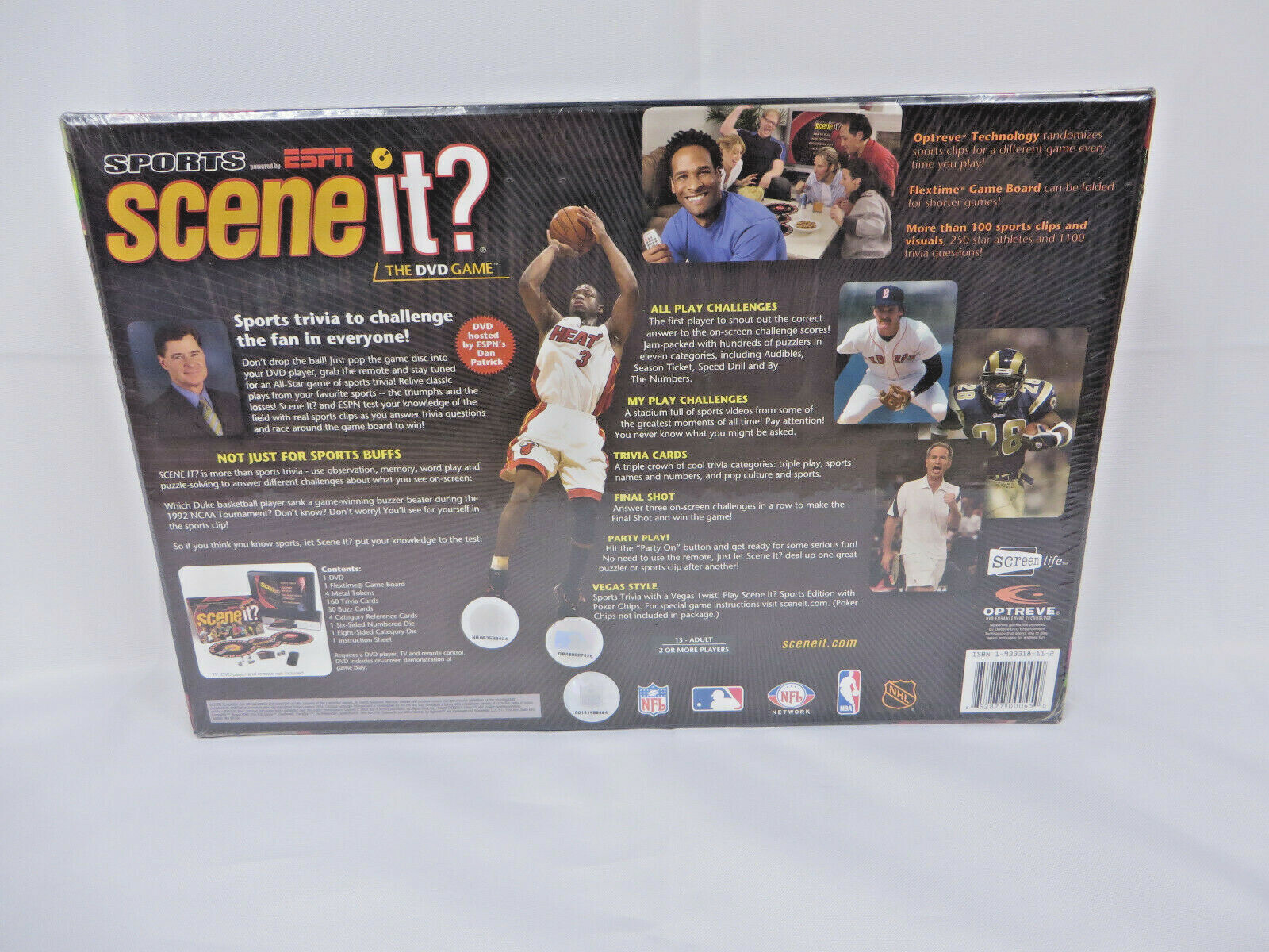 ESPN Sports Scene It DVD Trivia Board Game 100% Complete SEALED NEW