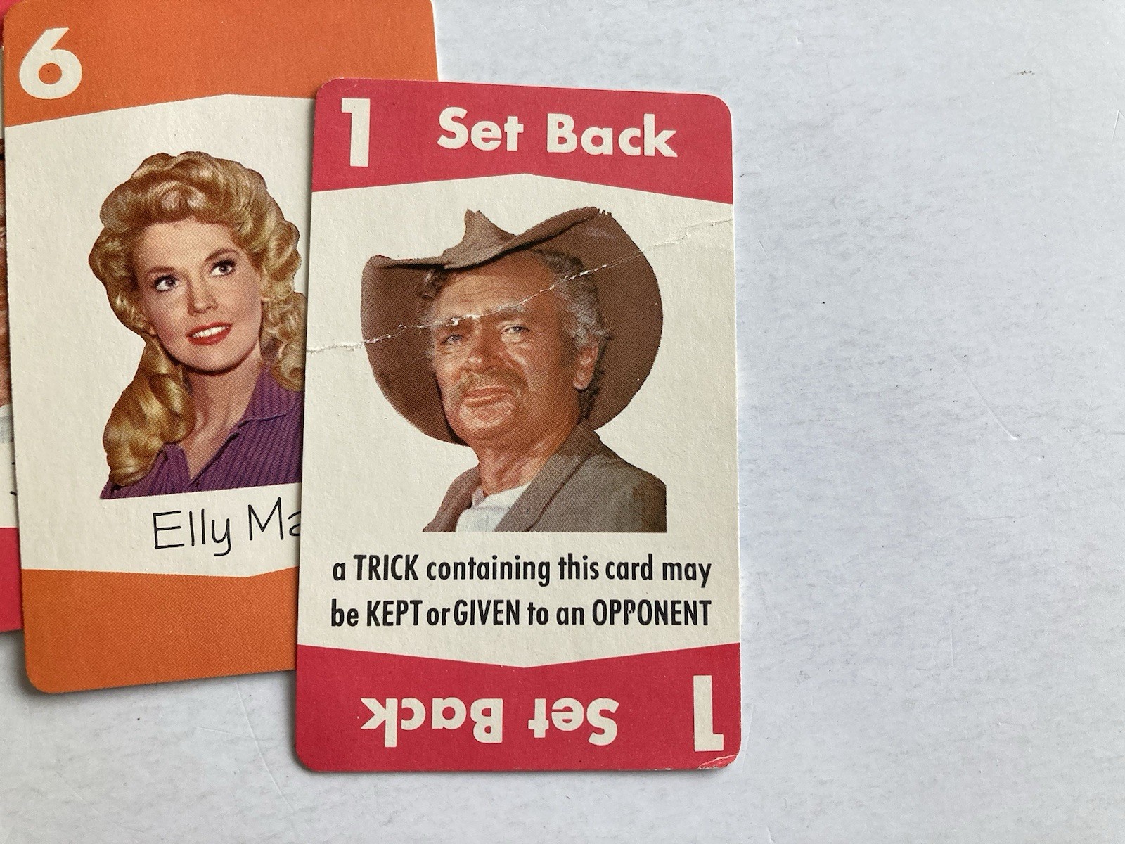 Vintage Milton Bradley The Beverly Hillbillies Card Game (No Chips or Dice)