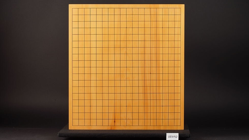 Japanese Goban IGO “HON-KAYA 本榧” Wooden Board 4 legs Thick 6.5 in With Box