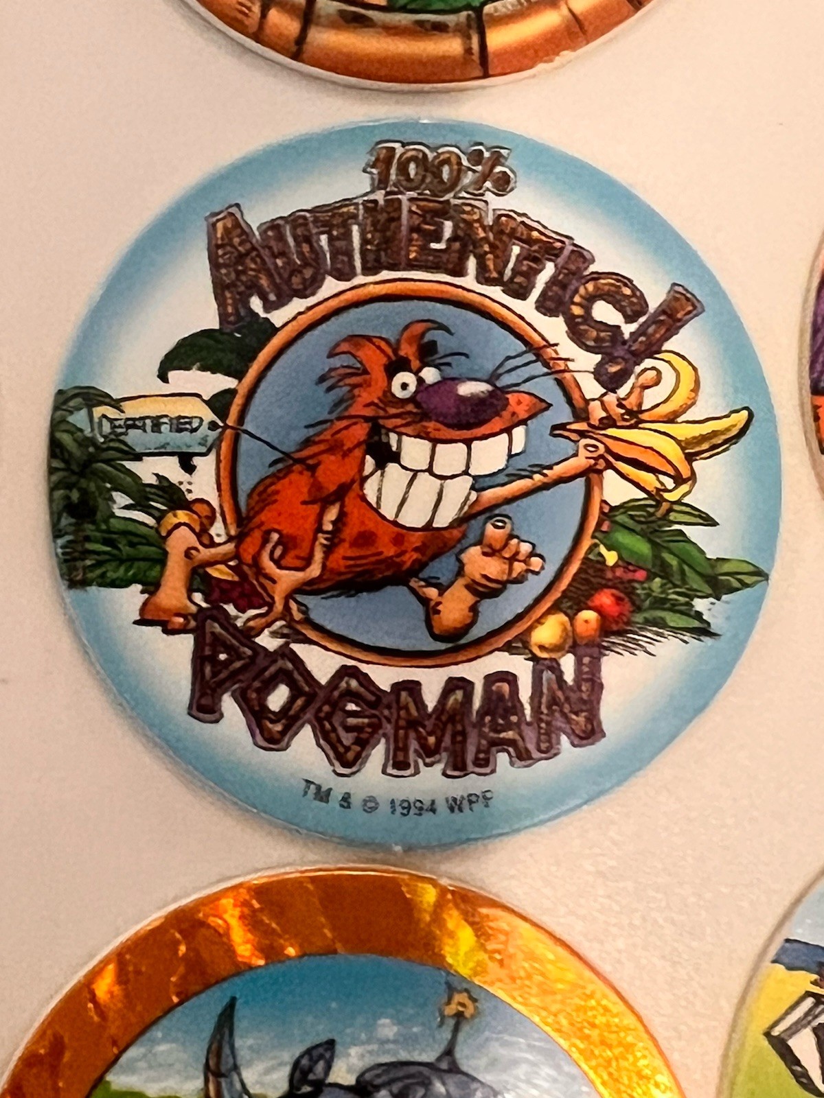 Lot of 13 Pogman Pogs Slammer The World Pog Federation Authentic POG Brand WPF