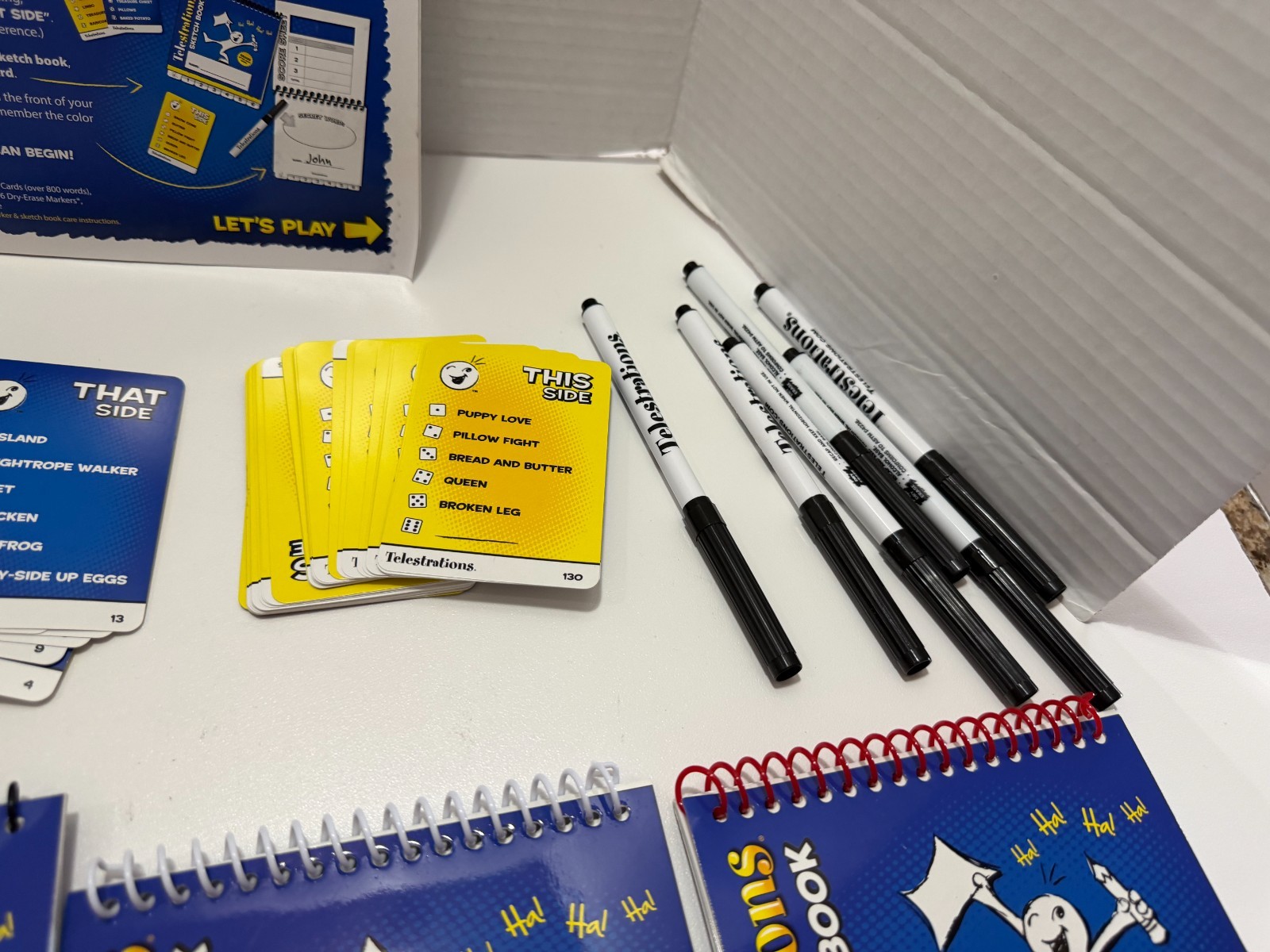 Telestrations The Telephone Game Sketched Out 2014 4-6 Players 8+Ages Complete