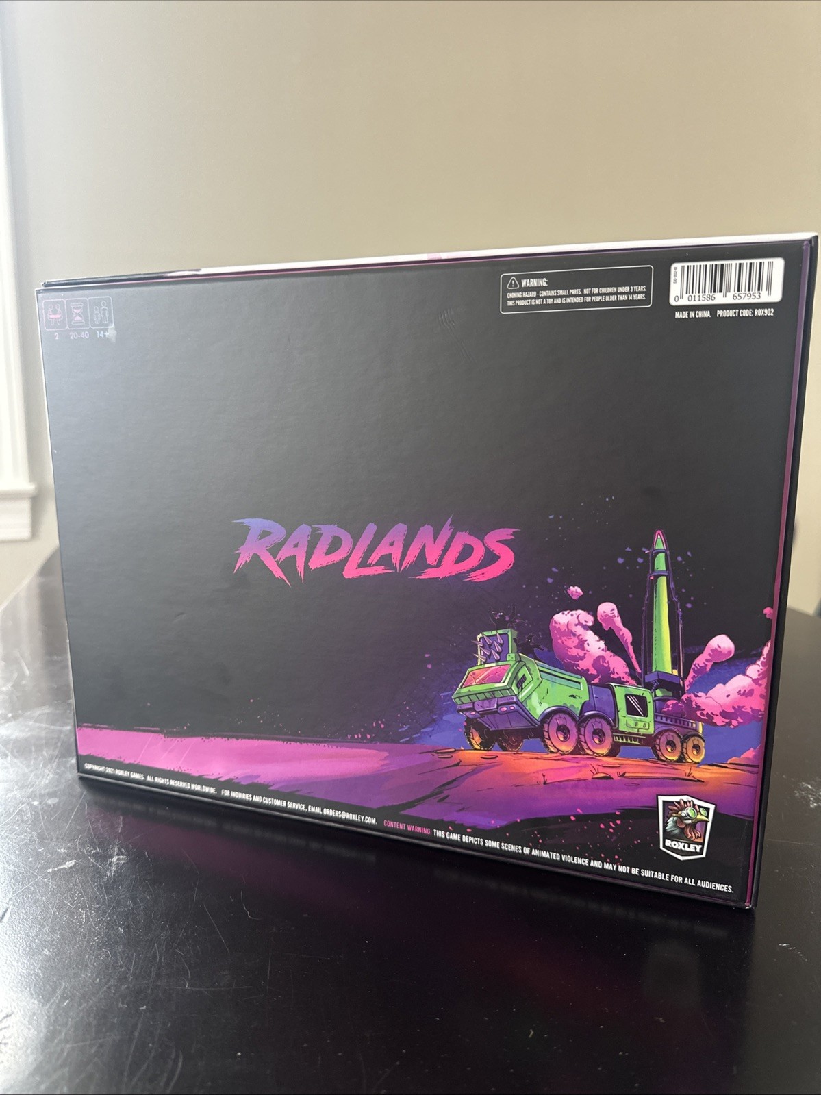 RARE Radlands Super Deluxe Board Game with Playmats, Roxley Games, 2021