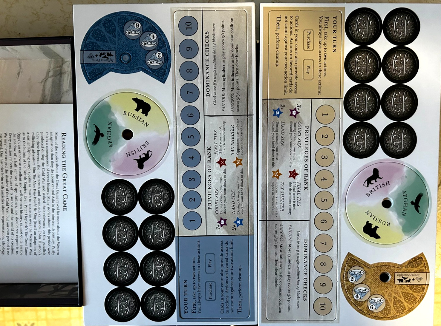 Pax Pamir Second Edition, First Printing. Open Box But Unused.