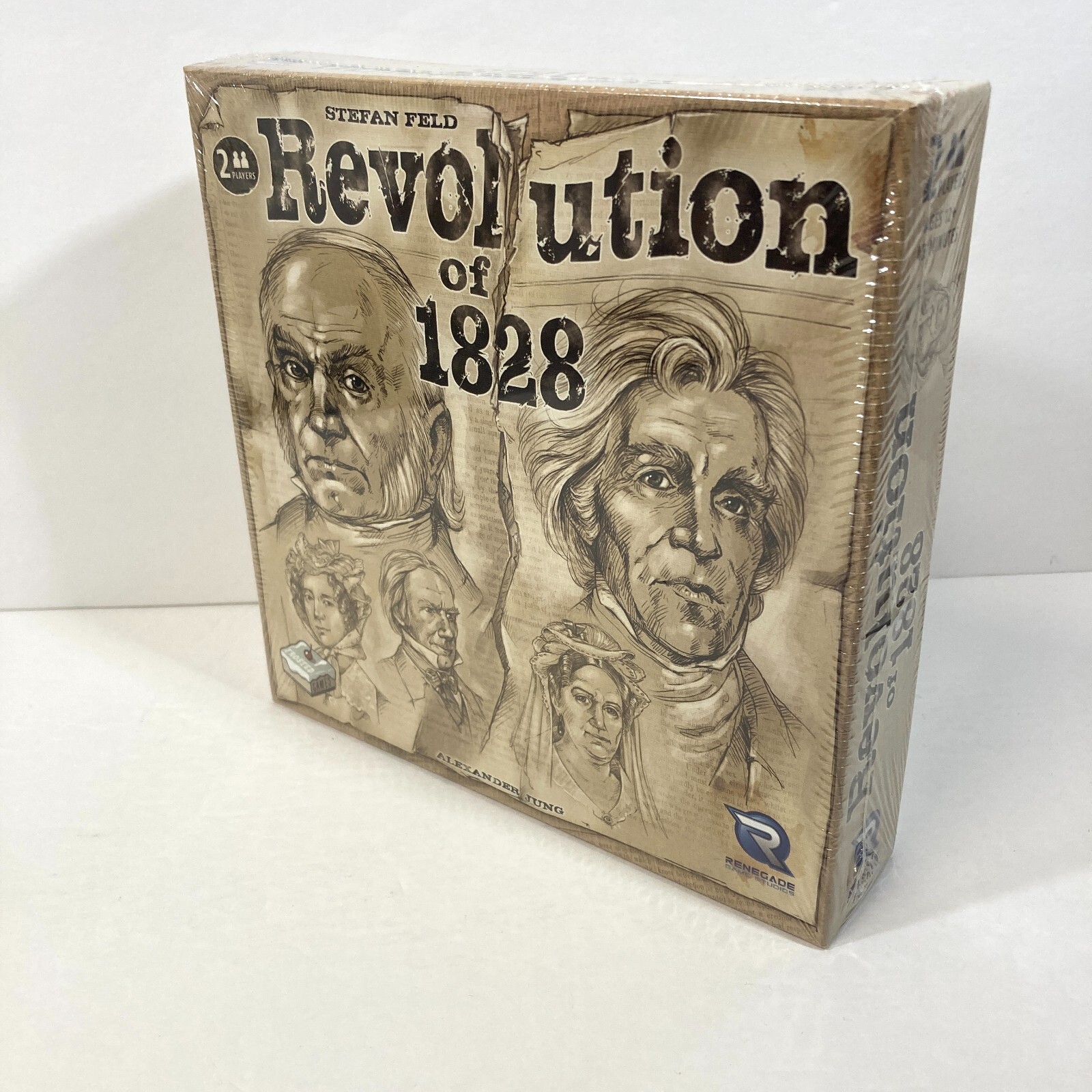 New REVOLUTION OF 1828 BOARD GAME for 2 players Stefan Feld American History NIS