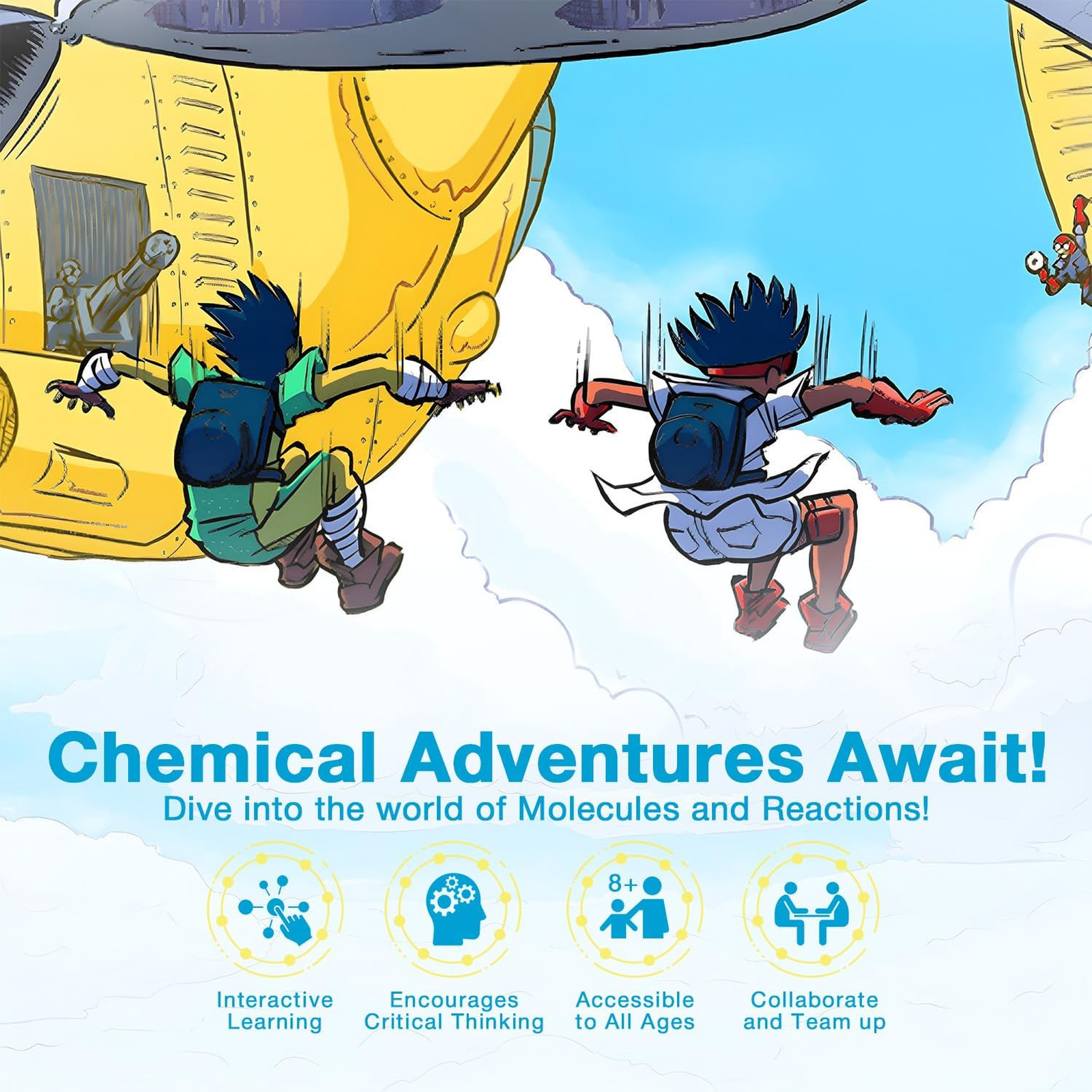 Periodic Table Chemistry Game for Kids 8-12 Science Education STEM Classroom
