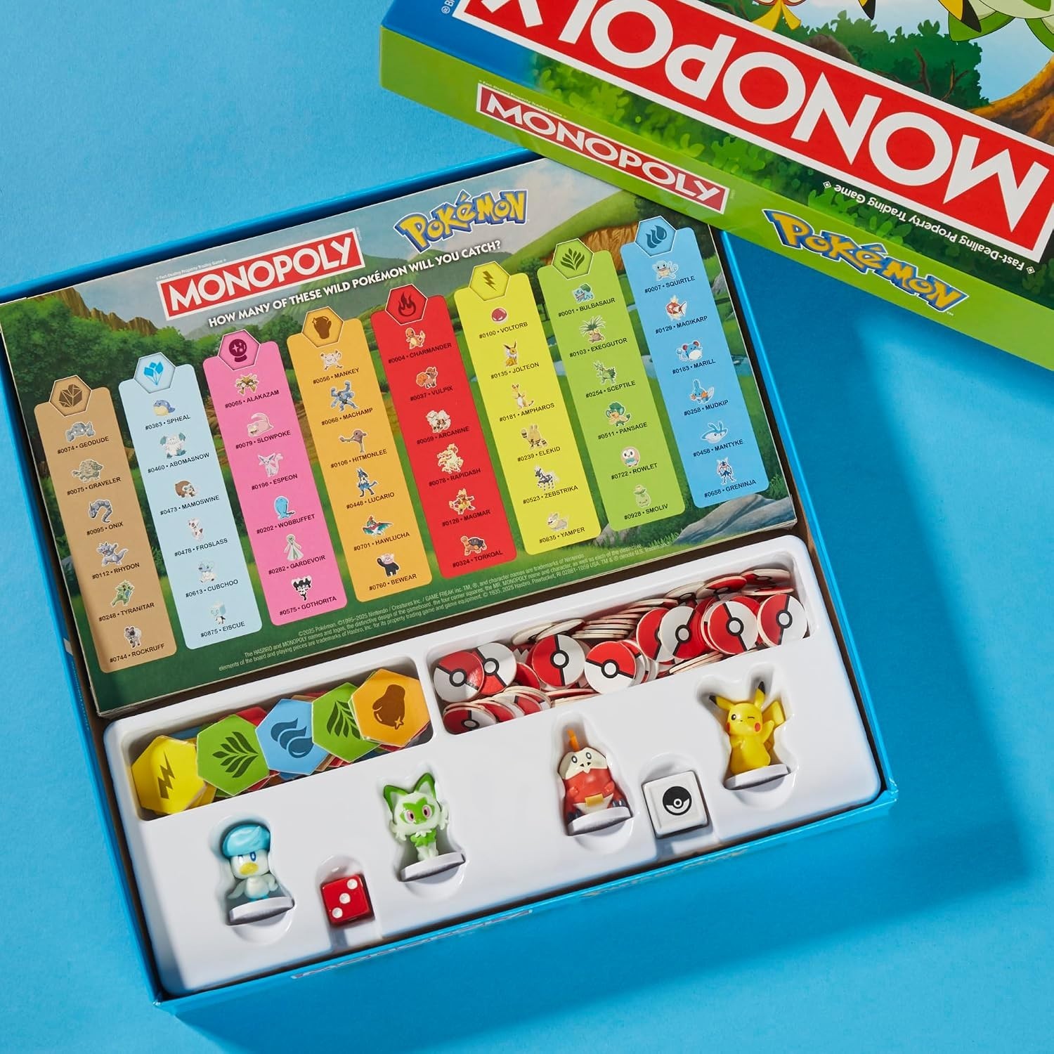 Monopoly Pokémon Edition Board Game Fun Family Games 2 to 4 Players
