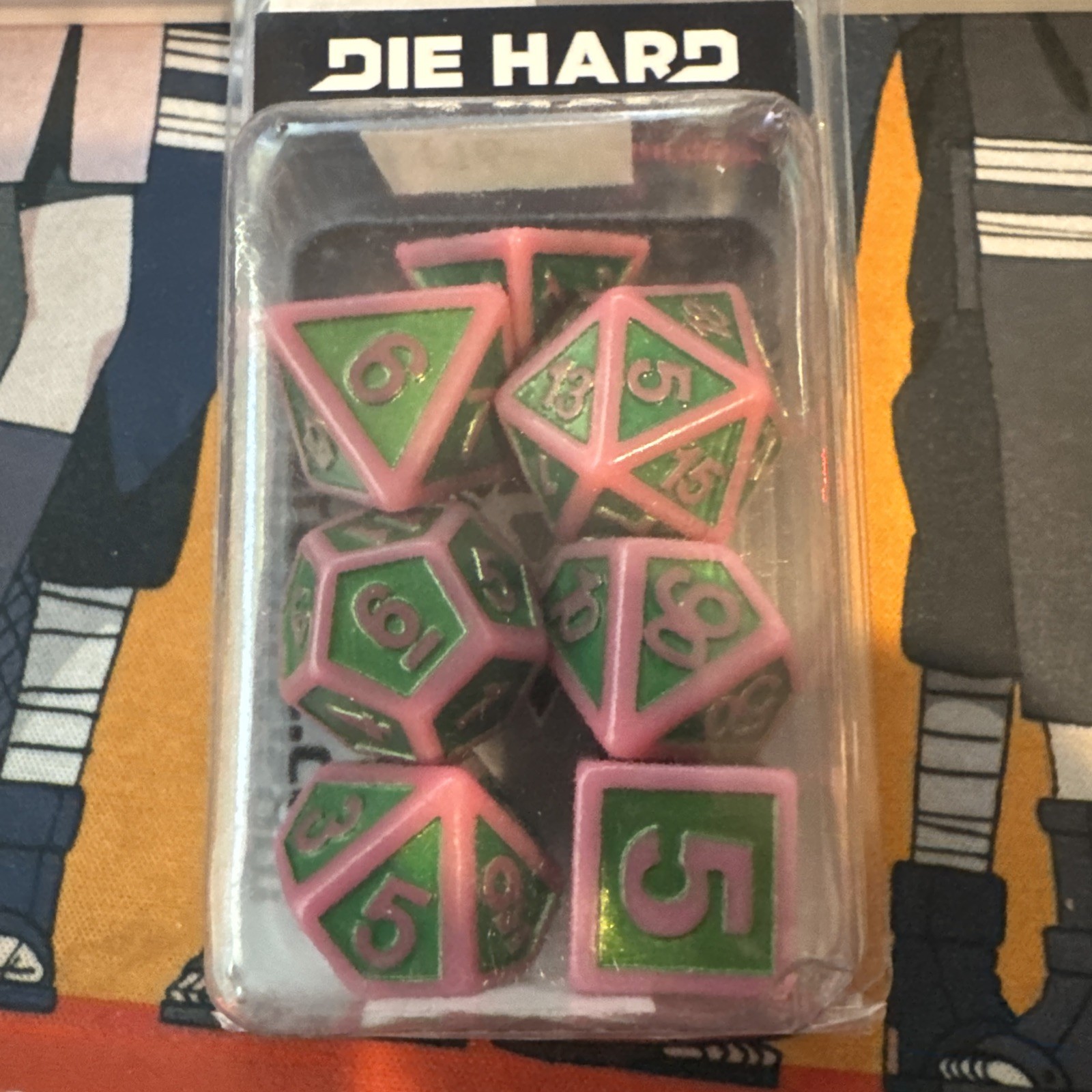 RPG Polyhedral Set (Untamed Cockatrice ) – Die Hard Dice 7 Dice