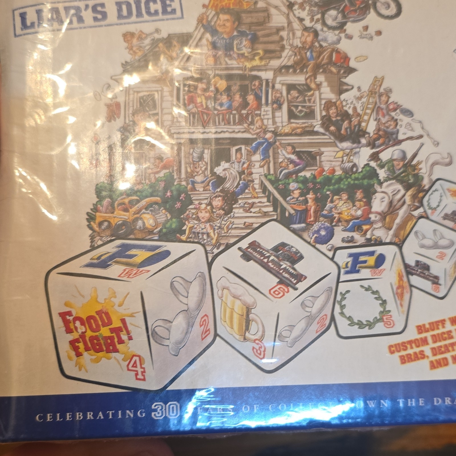 Animal House Liar’s Dice Complete Game Custom Dice, Adult 2-4 Players 17+