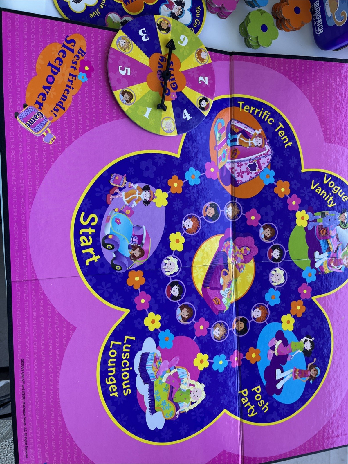 BriarPatch Groovy Girls Best Friends Sleepover Game In Decorative Tin, Complete!