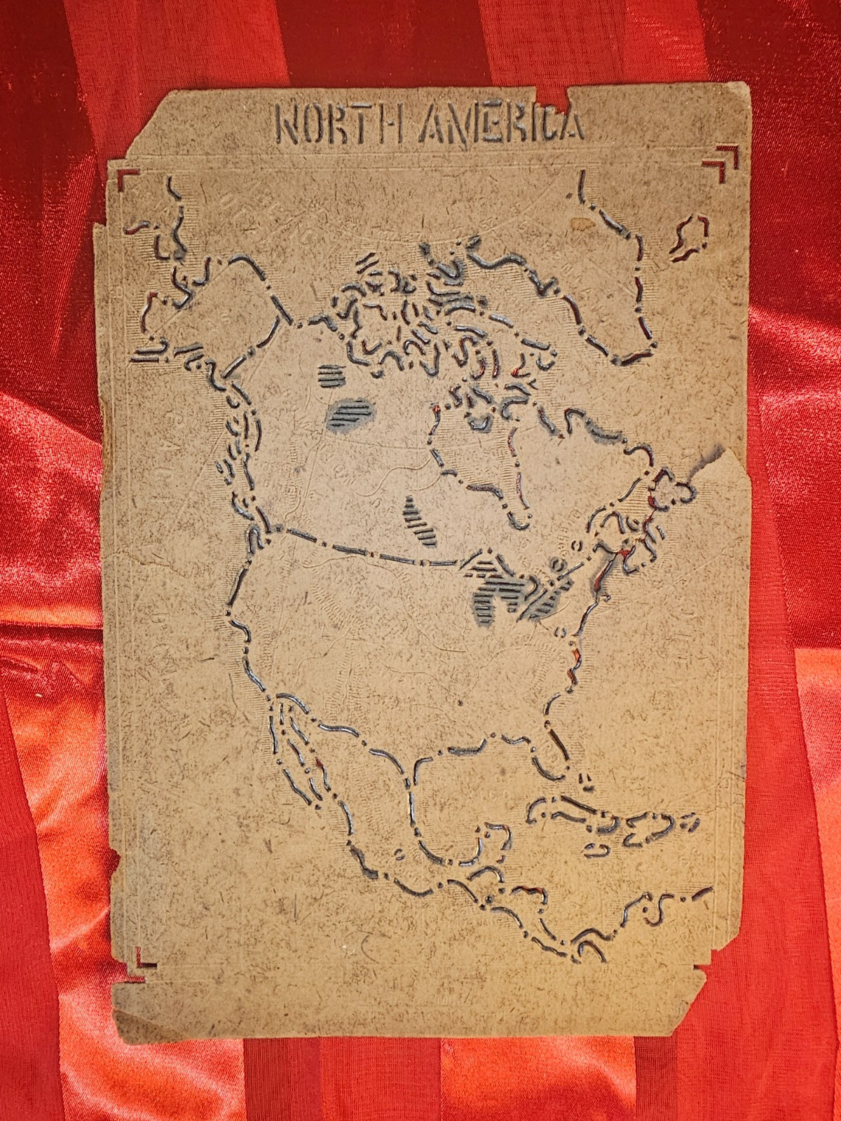 Lessons In Geography Made Easy Teaching Tracing Maps Milton Bradley,Early 1800s