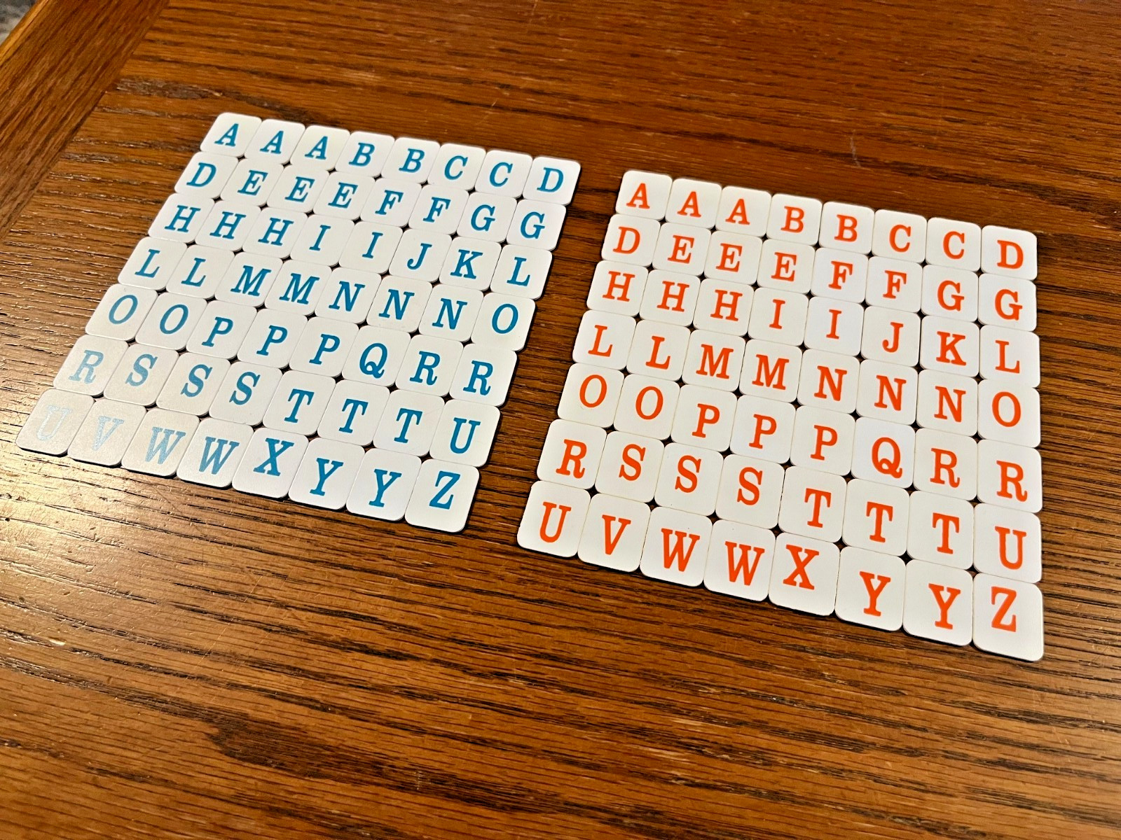Vintage 1988 Hangman Game ~ Replacements (112 Letters) (Full Set) & Instructions