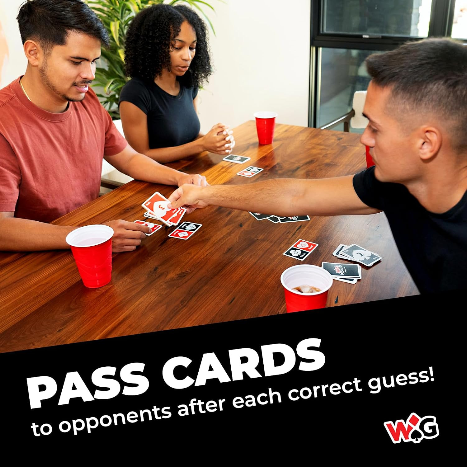 Wild Guess Card Game for 2-4 Players Fast-Paced Family Game Night Fun Ages 10+