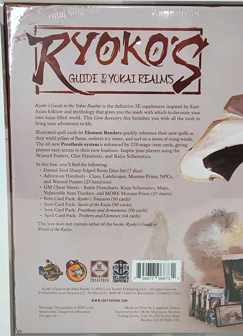 Ryokos Guide To The Yokai Realms Sealed Board Game Factory