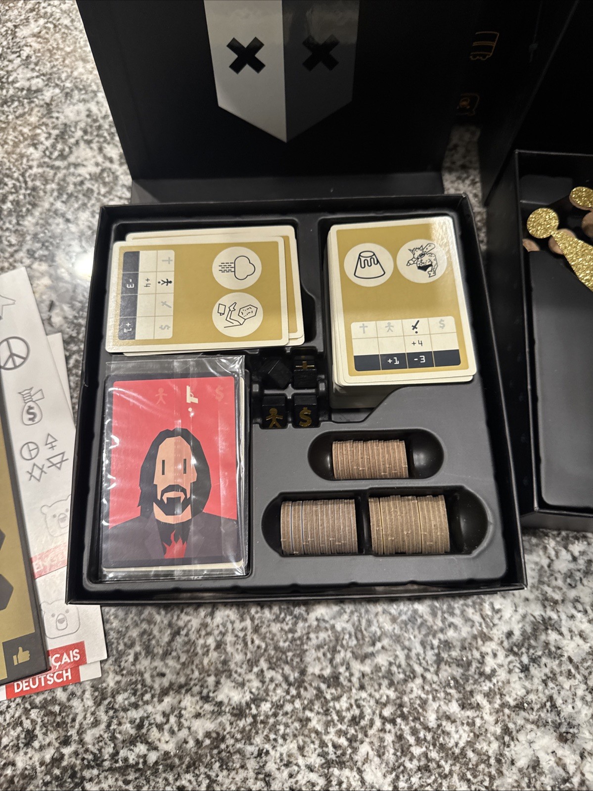 Reigns: The Council Kickstarter Board Game 100% Complete Very Good Condition