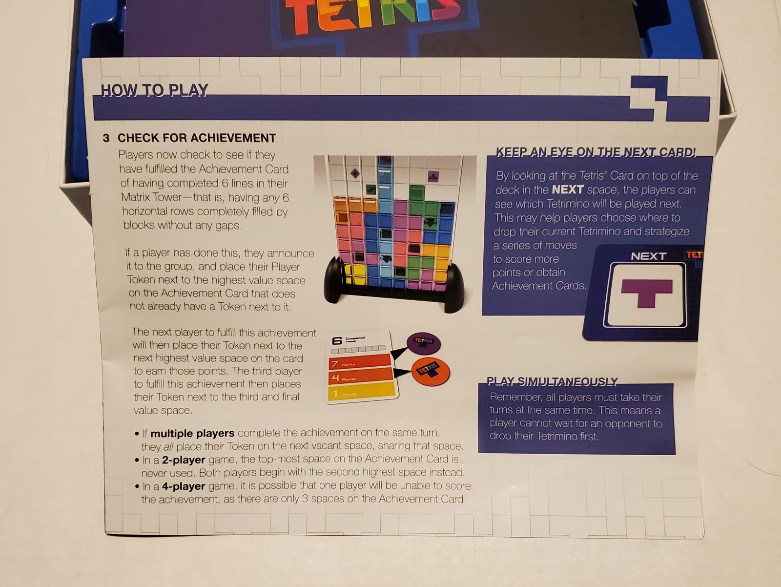 Tetris Head-To-Head Multiplayer Strategy Game 2-4 Players-Classic Game