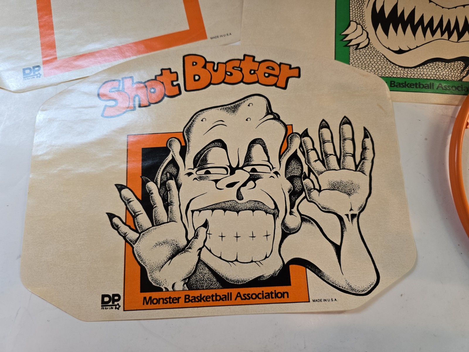 DP Shot Buster 1988 Vintage Mini Indoor Basketball Set ‘Dunkin’ Dinosaur’