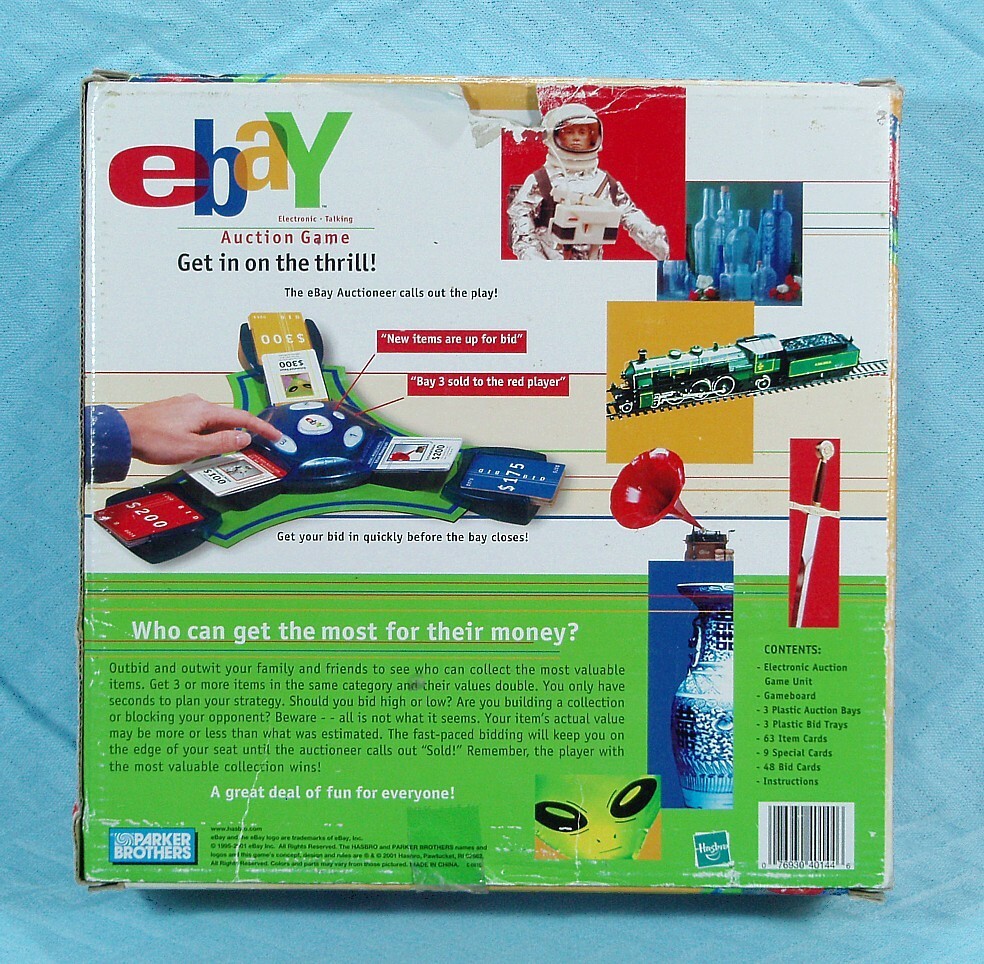 Ebay Electronic Talking Auction Game, Parker Brothers, 2001