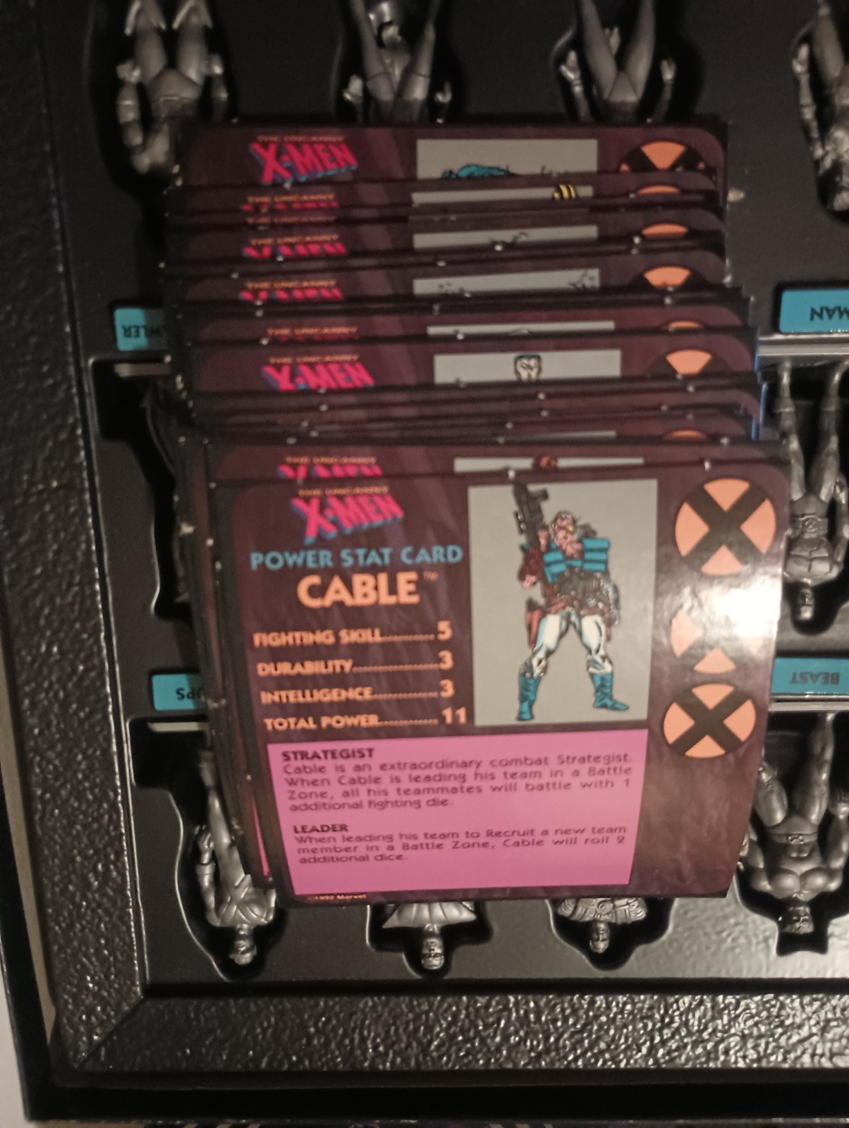 1992 Pressman Marvel Comics Uncanny X-Men Alert Adventure Board Game Complete