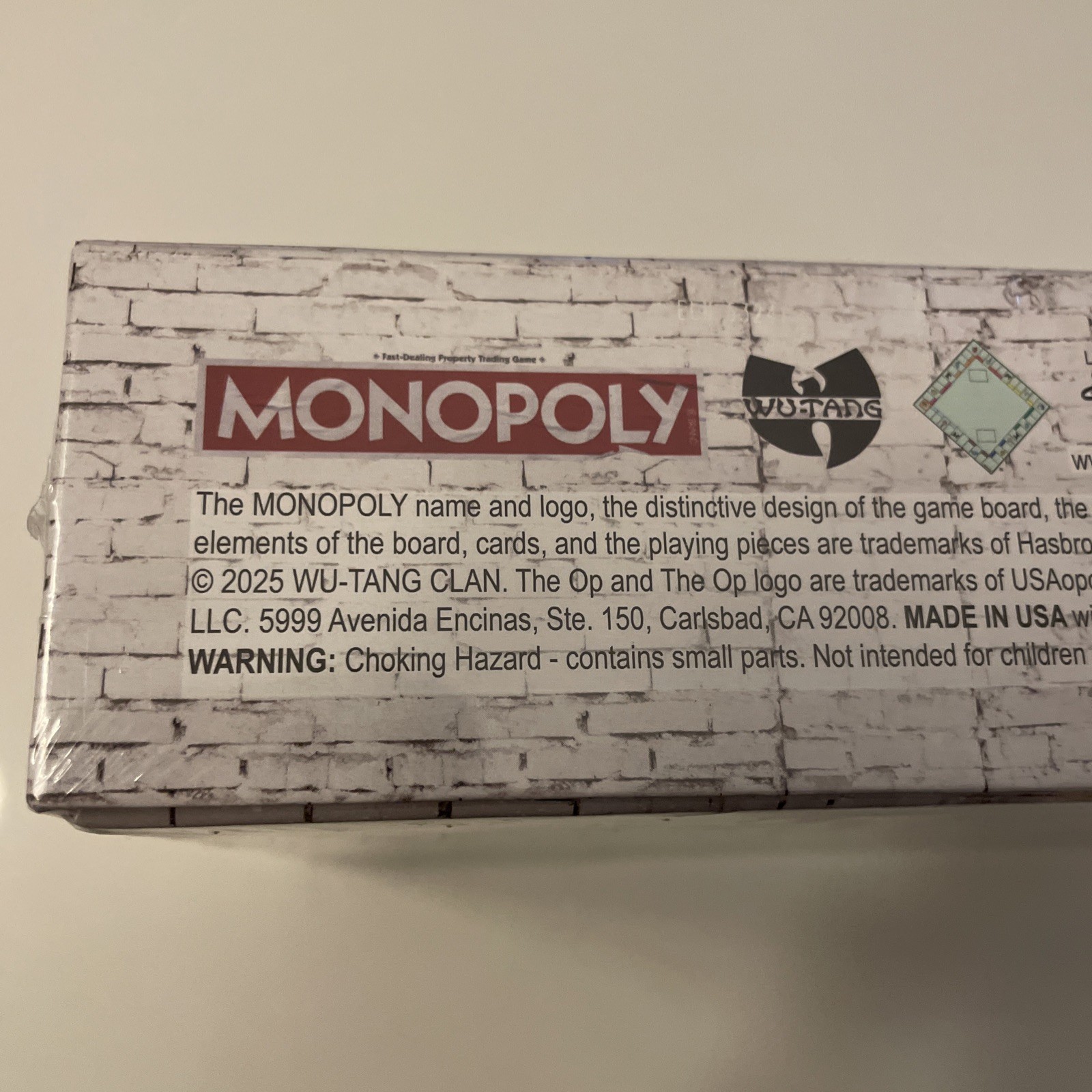 Wu Tang Clan Limited Edition Official Monopoly Board Game Sealed