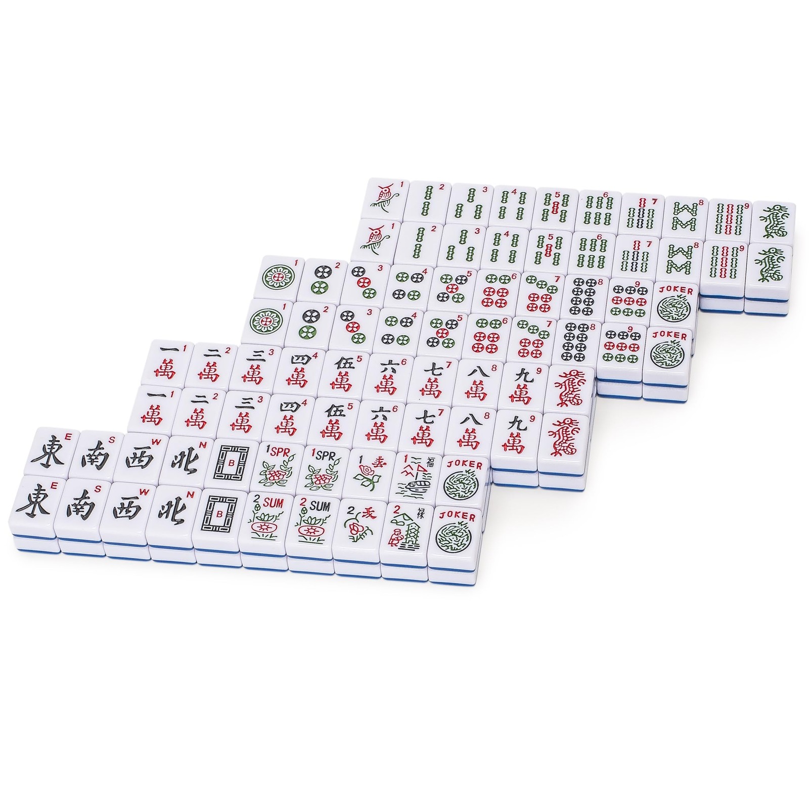 Yellow Mountain Imports American Mahjong Tiles, “Harbor Tide” – 166 Melamine …