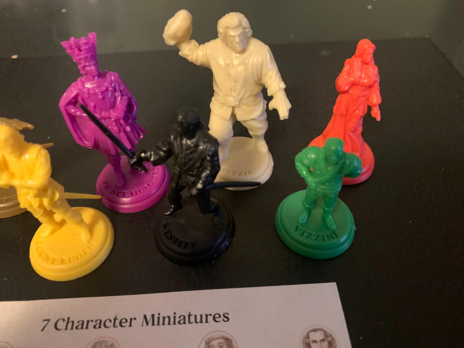 The Princess Bride CHARACTER MINIATURES Lot of 7 RAVENSBURGER Free Shipping