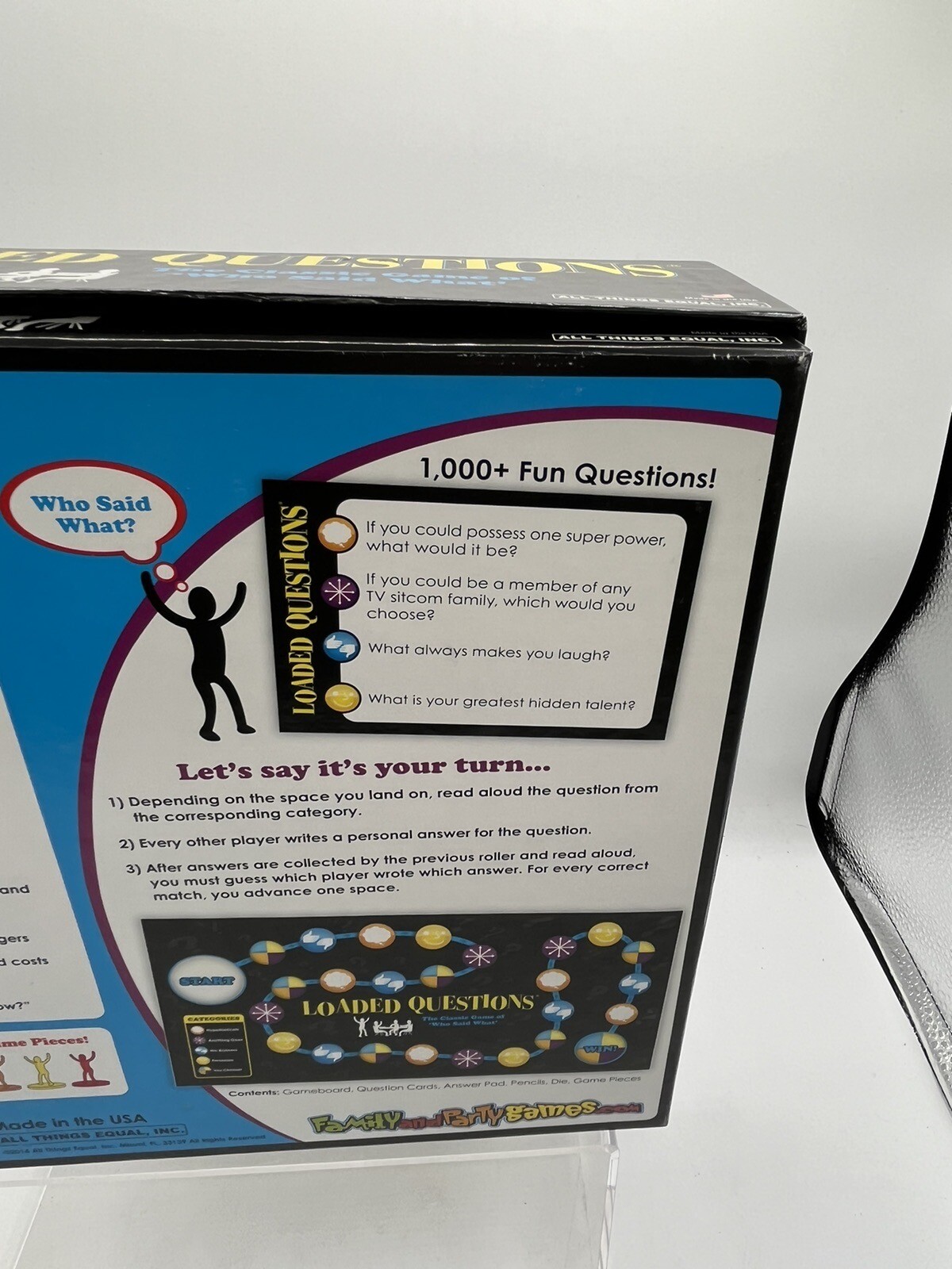 Loaded Questions Family &Party Game 2014 Teen-Adult Classic Game “Who Said What”