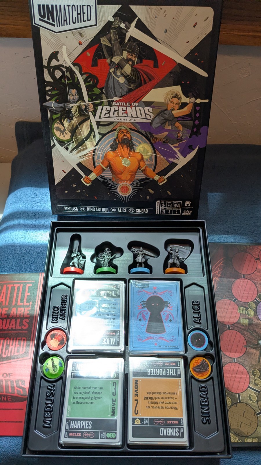 Unmatched Battle Of Legends Vol 1 Board Game Mondo Games Complete