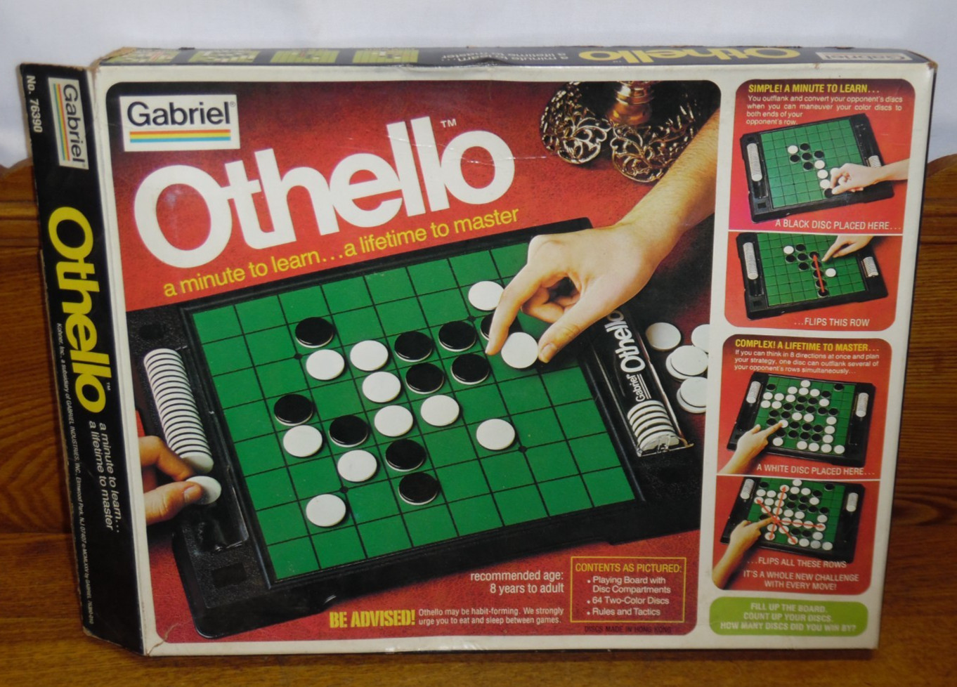 Vintage 1975 Gabriel Othello Game 76390
