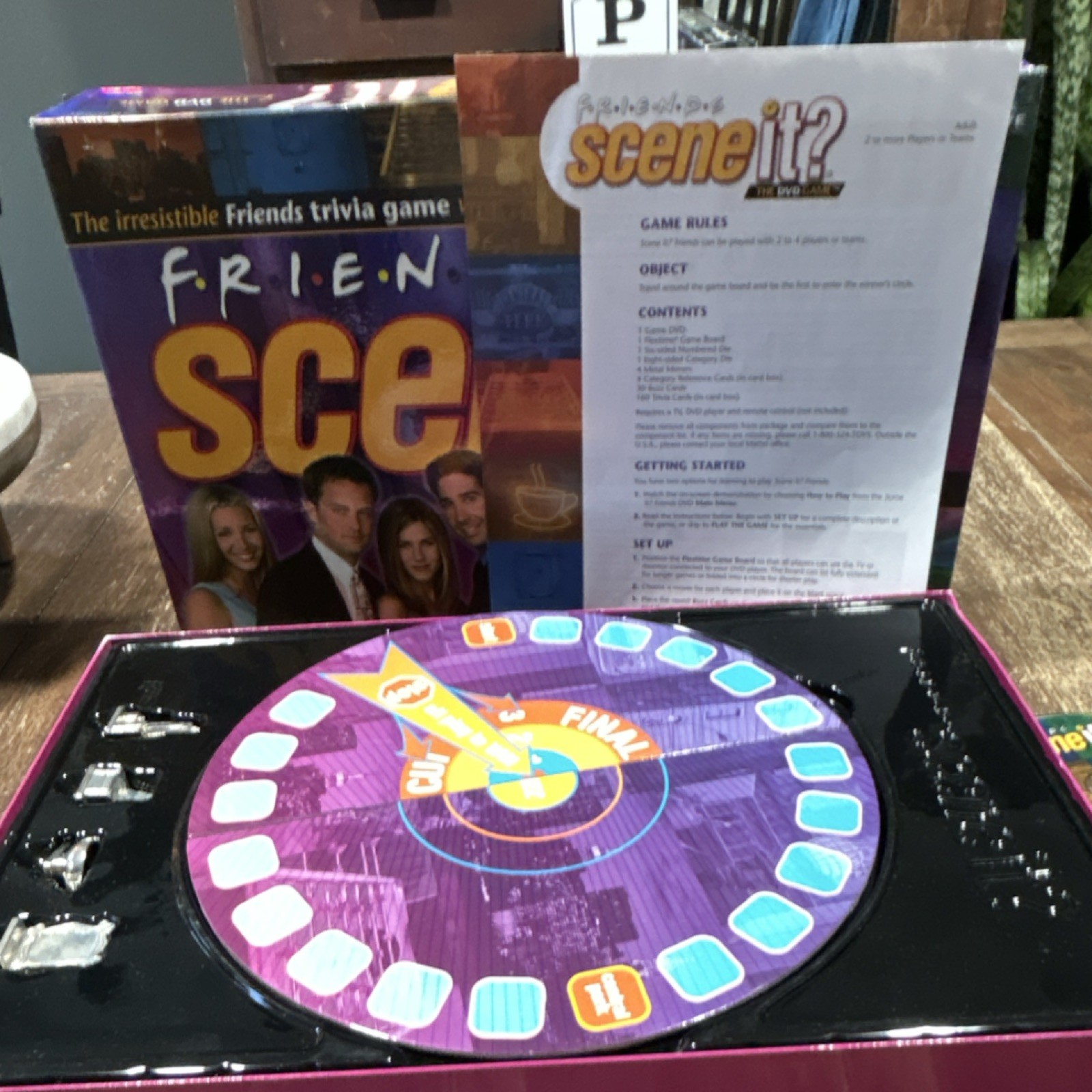 Vintage 2005 Screenlife Friends Scene It? DVD Game Version Complete Board Game