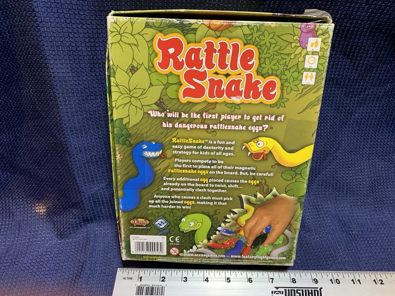 Rattle Snake – COMPLETE – Fantasy Flight Games – 2007 – Board Game – Free Ship