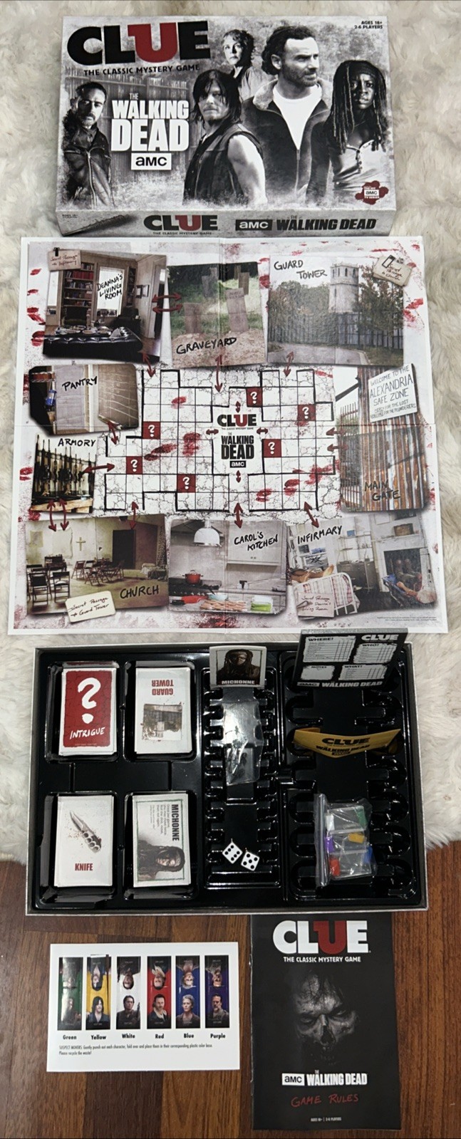 Clue: The Walking Dead – The Classic Mystery Game (2017) Complete AMC