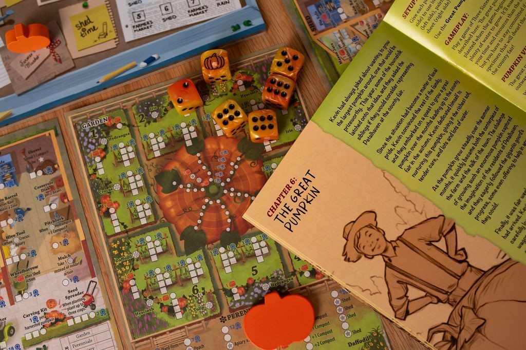 Three Sisters : Harvest Edition Roll & Write Board Game – 25th Century Games