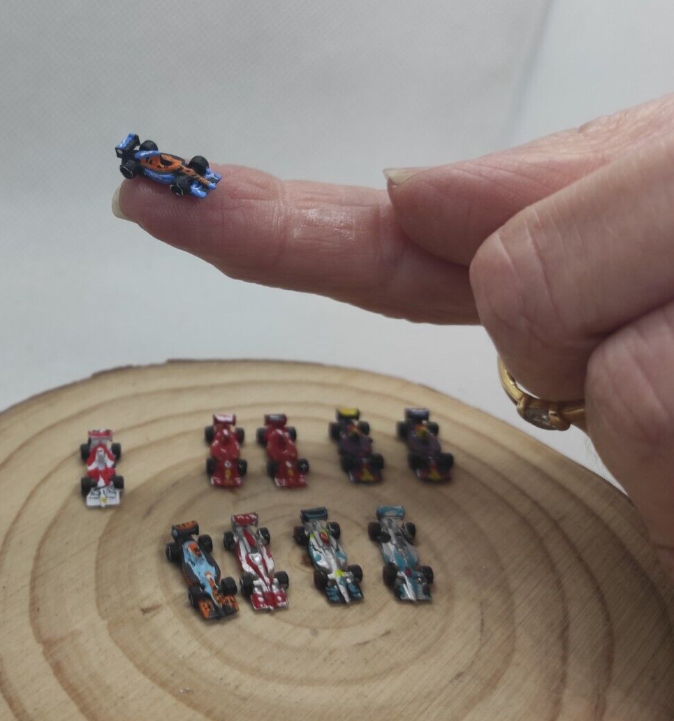 FORMULA D Artisan F 1 TEAMS 2024. 1 3D car Handmade painting. Board Game.
