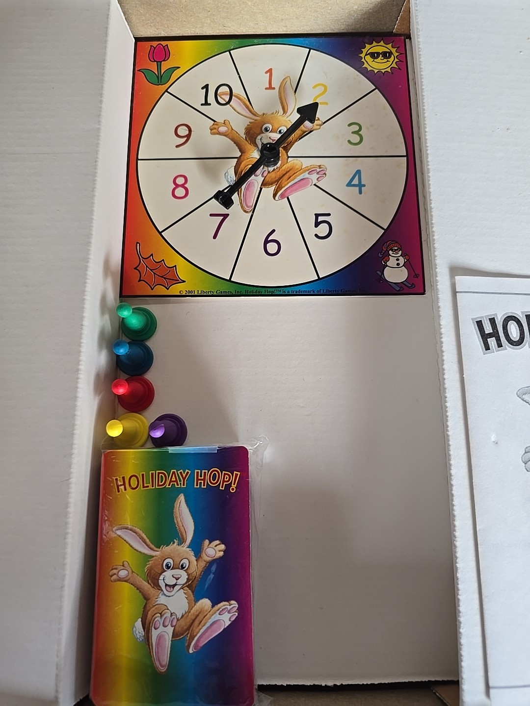 Holiday Hop Board Game By Liberty Games RARE !!