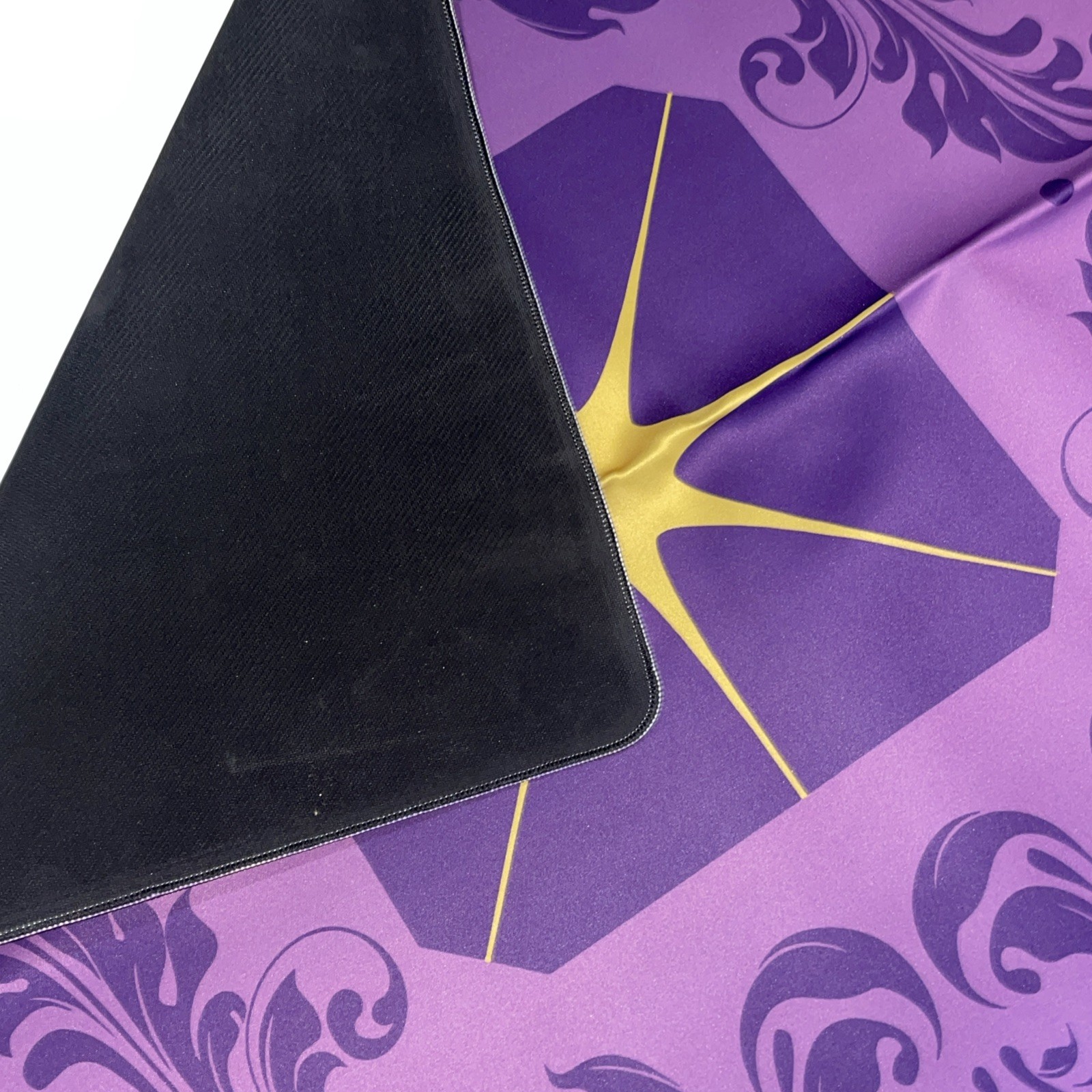 Mahjong Gaming Mat 31x31in Natural Rubber 3mm Thickened Non-Slip Purple New