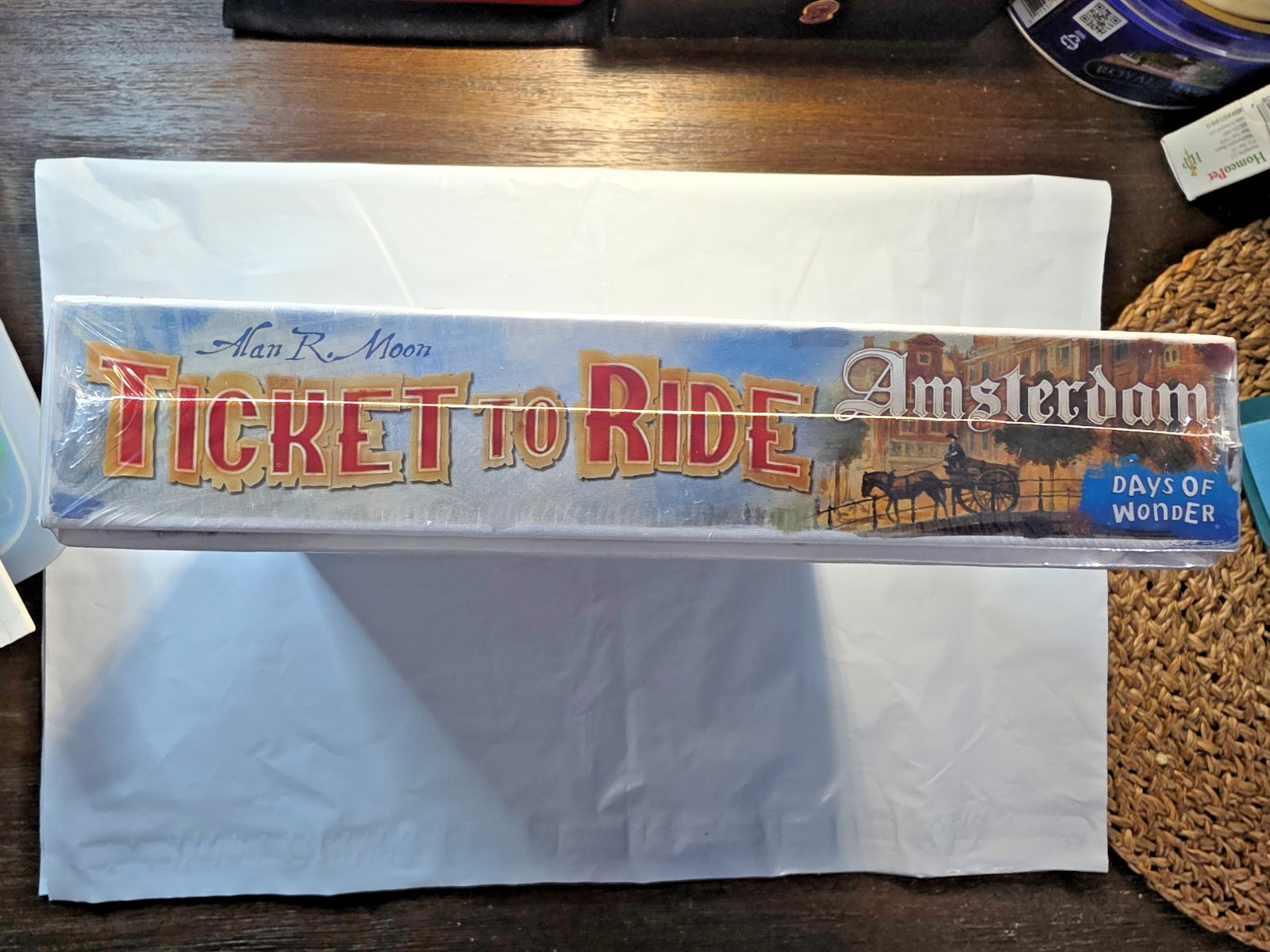 Alan R. Moon Ticket to Ride Amsterdam Board Game by Days of Wonder Fact Sealed