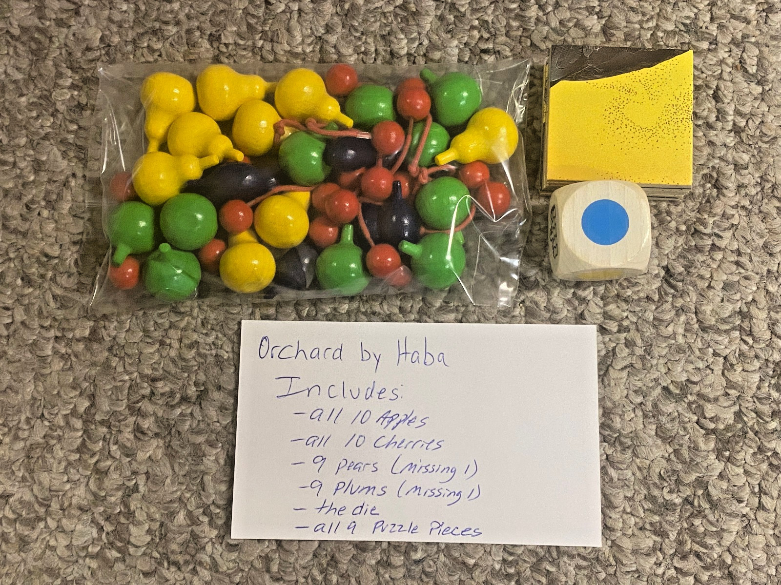 Orchard (Haba) – Replacement Parts ONLY