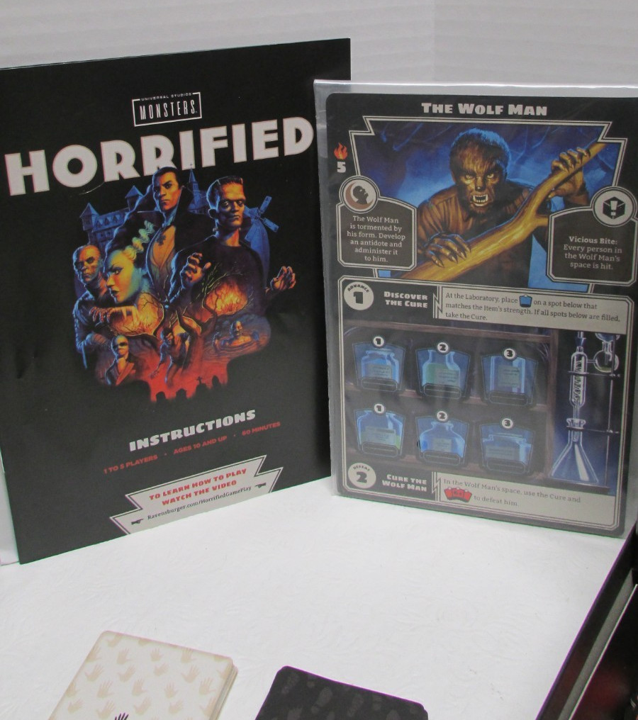 Ravensburger Horrified Universal Monsters Strategy Board Game – Complete