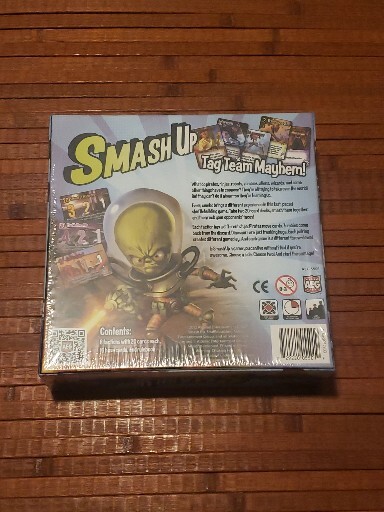(NEW) Smash Up Board Game Paul Peterson Card AEG Shufflebuilder Factory Sealed