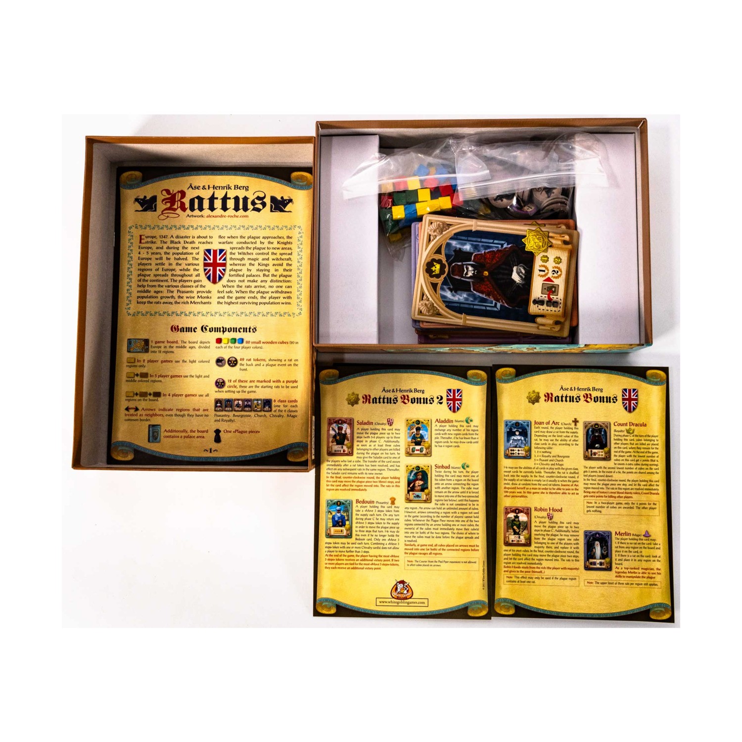 Z-Man Rattus Collection #7 – Base Game + 2 Expansions! NM