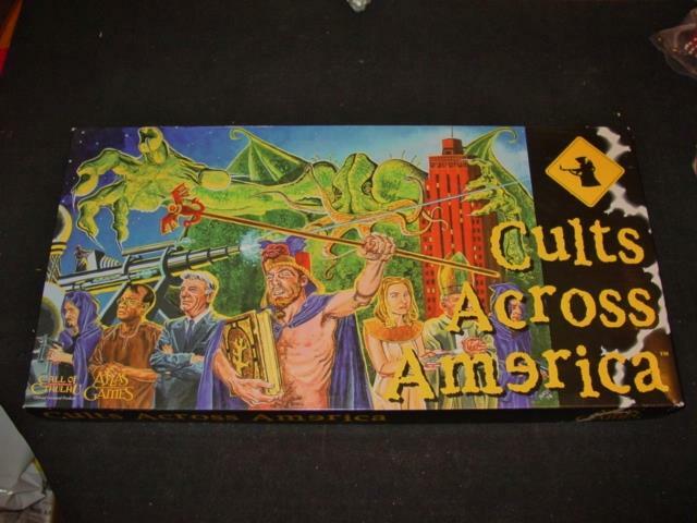 Atlas Games 1998 : Cults Across America – Board Game of Cthulhoid Domination