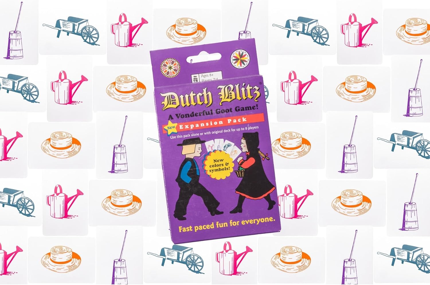Dutch Blitz: Purple Expansion Pack – Use Alone Or w/ Original Deck to Play w/ Up