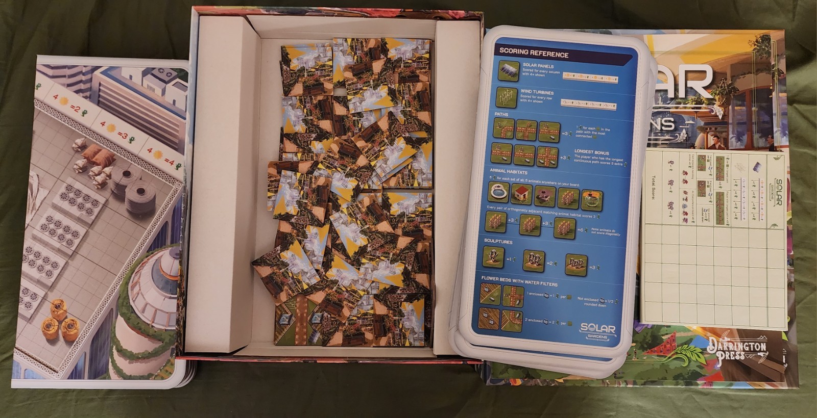 Darrington Press Solar Gardens Board Game Tile Drafting 2-5 Players 2023