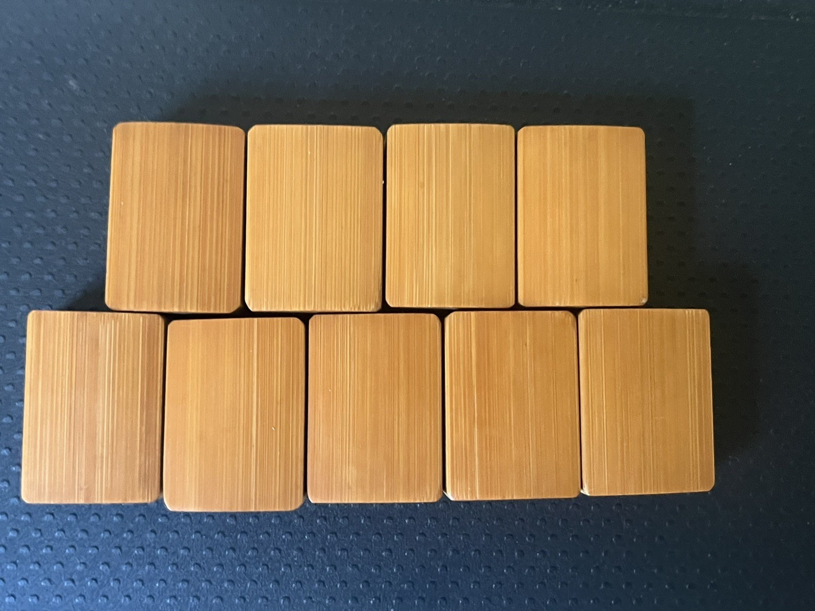 lot of 9 Vtg 1920s Mahjong Bone/Bamboo Replacement Tiles CRAK 1 2 3 4 5 6 7 8 9