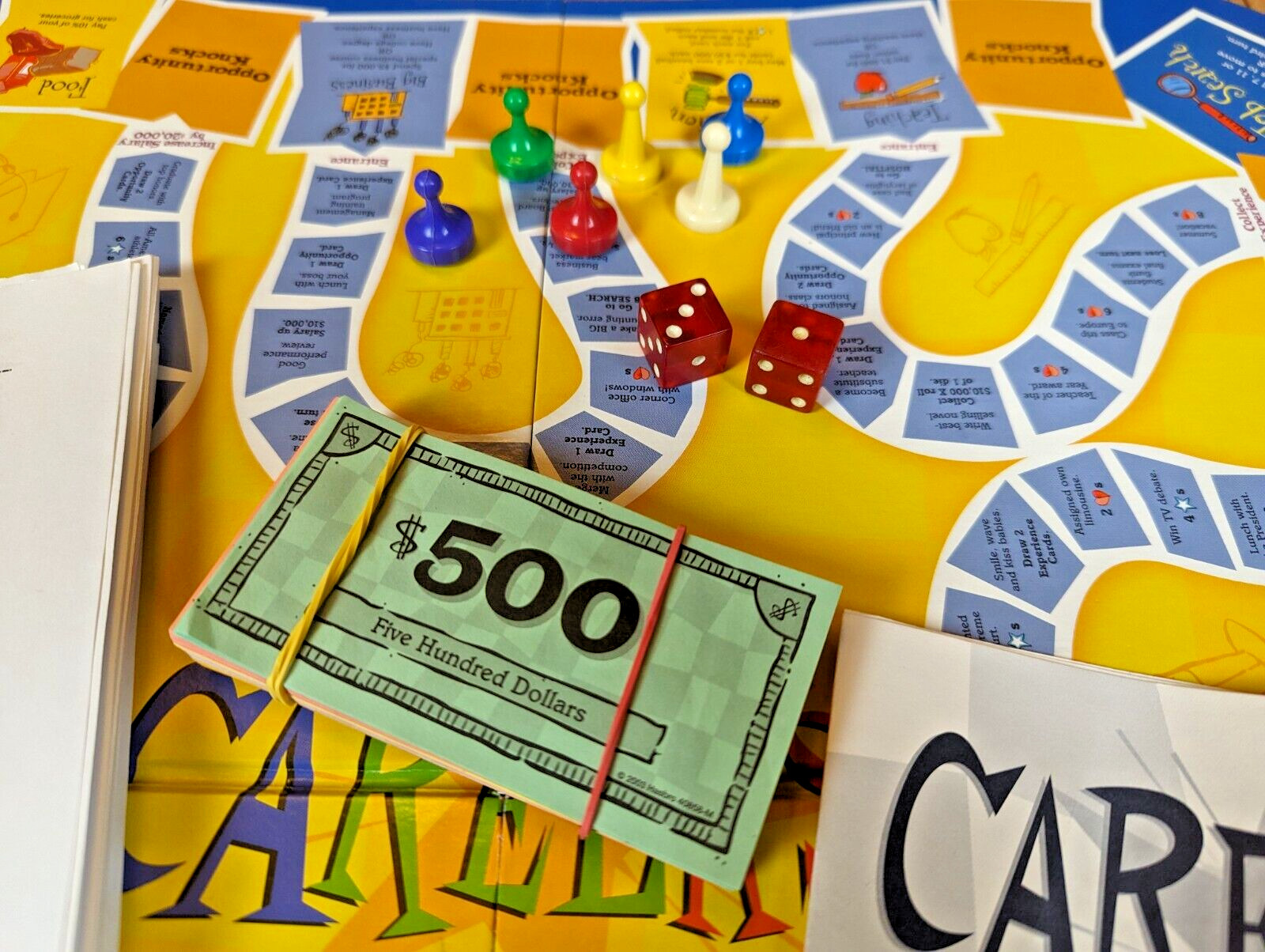 Careers Board Game – Parker Brothers 2003 – Complete – EUC