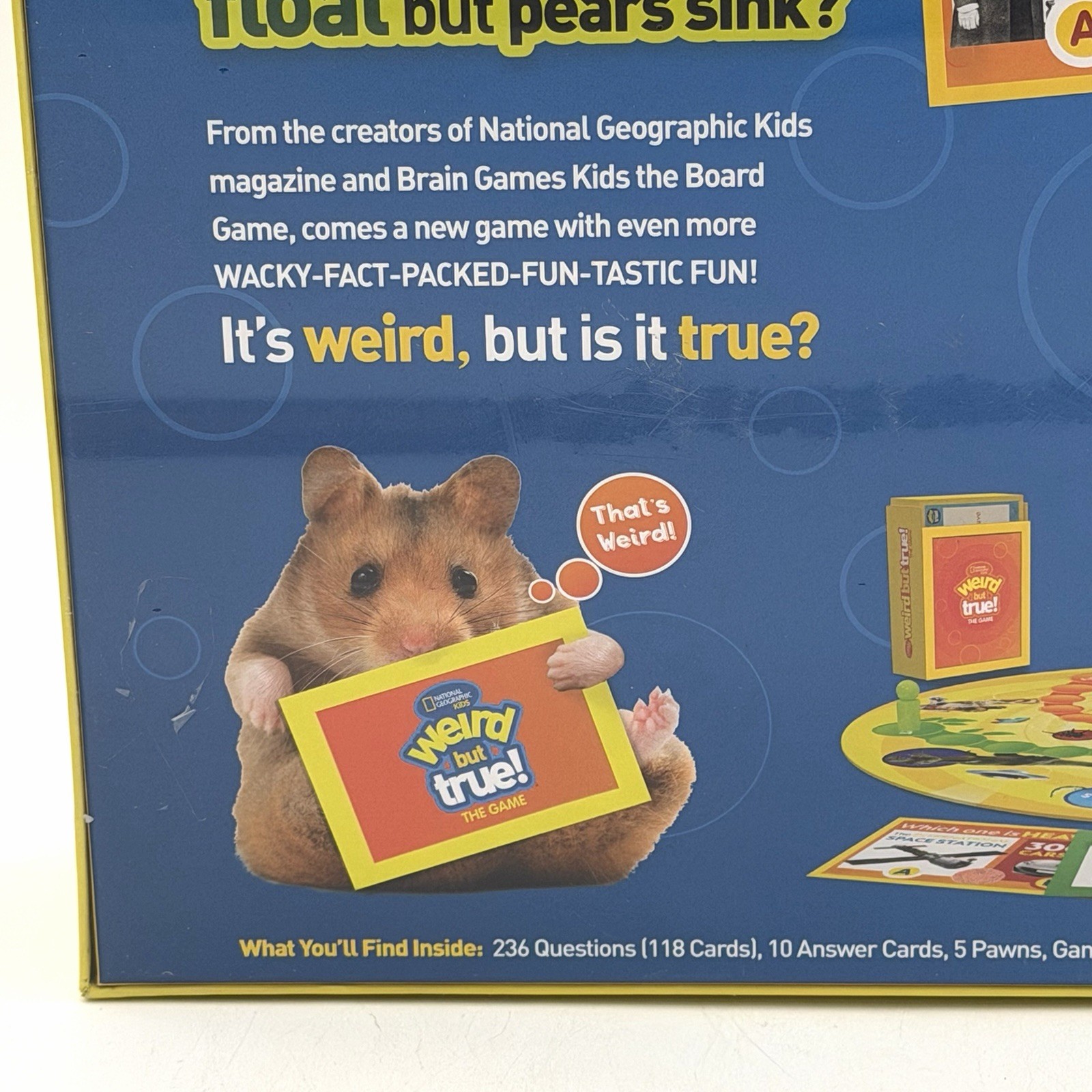 New Sealed Weird but true National Geographic Board Game