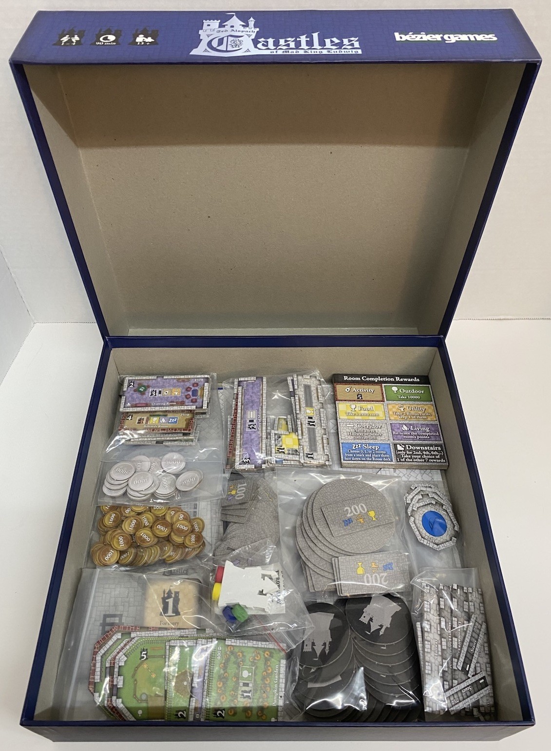 Ted Alspach Castles Of Mad King Ludwig, Bezier Games 2015 New/Open Box Condtion