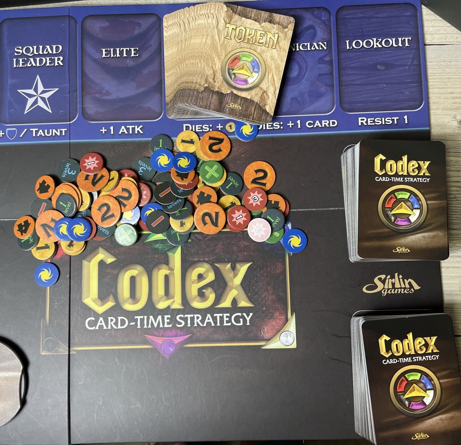 CODEX Card-Time Strategy Core Set Game, Blood Anarchs vs Moss Sentinels COMPLETE
