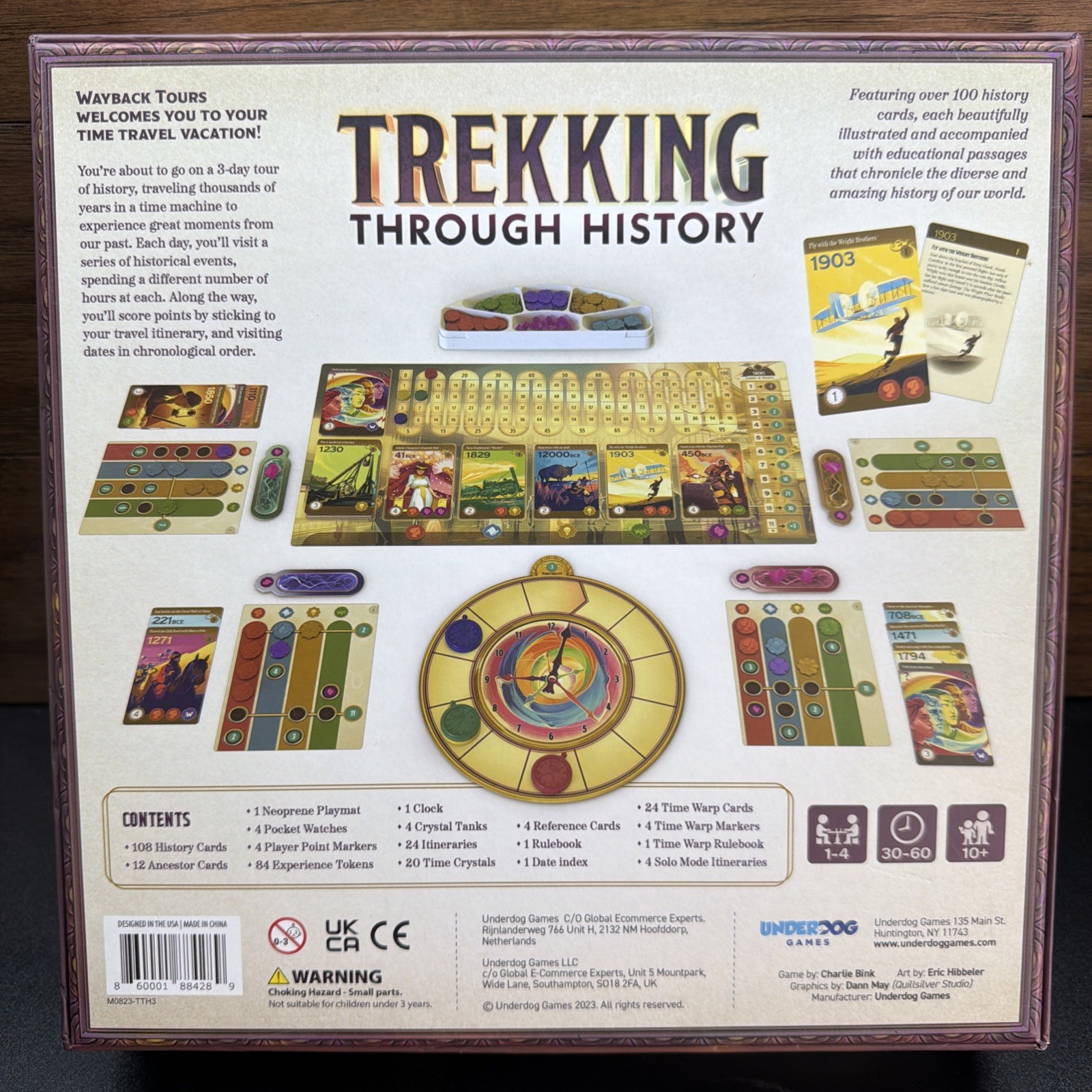 Trekking through History: the Family Board Game – Open Box